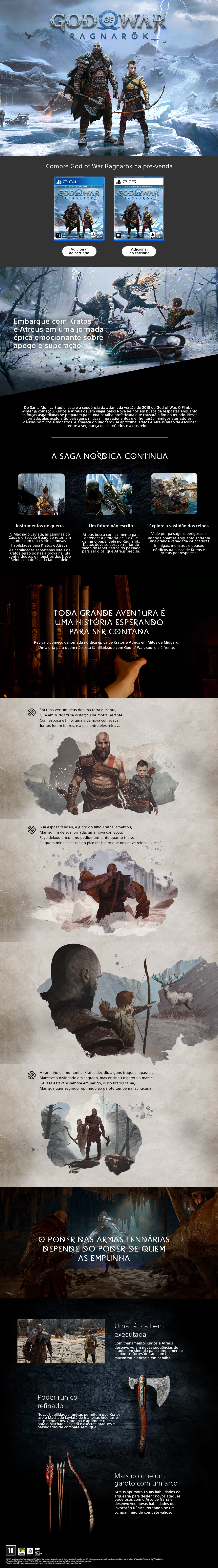 God of War Ragnarok: pré-venda, edições e data de lançamento